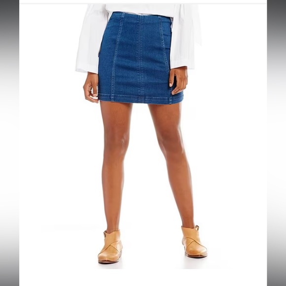 Free People Dresses & Skirts - Free People Modern Femme Denim Skirt
